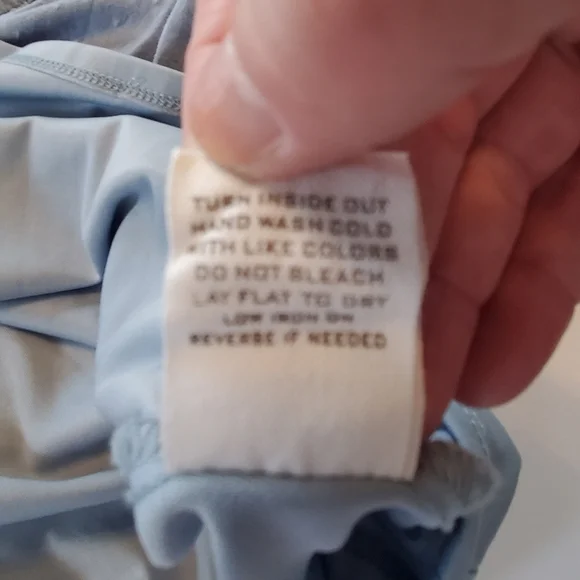 blu pepper Women’s Tiered Chambray Button Front Dress Ruffle Sleeve Size Medium - Picture 7 of 7